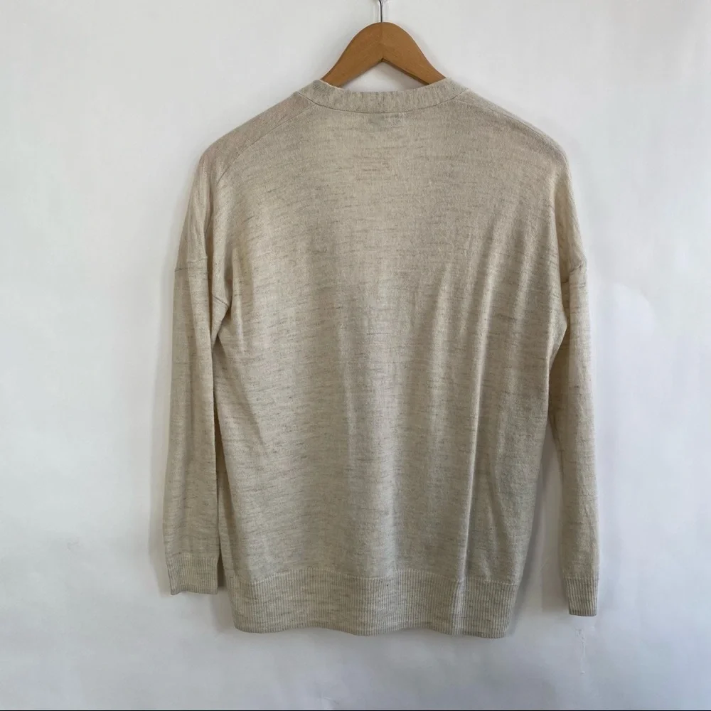 Madewell Tan Button Down Lightweight Cardigan - Picture 5 of 5